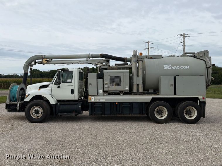 image for item FK4166 2008 International 7400 SFA 6x4 sewer jetter truck