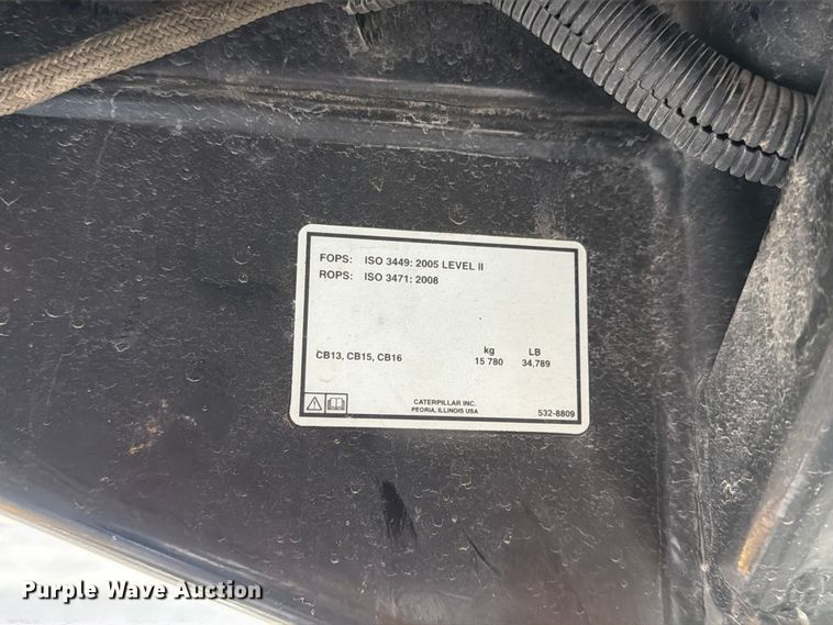 image for item FK4178 2021 Caterpillar CB13 double drum vibratory roller