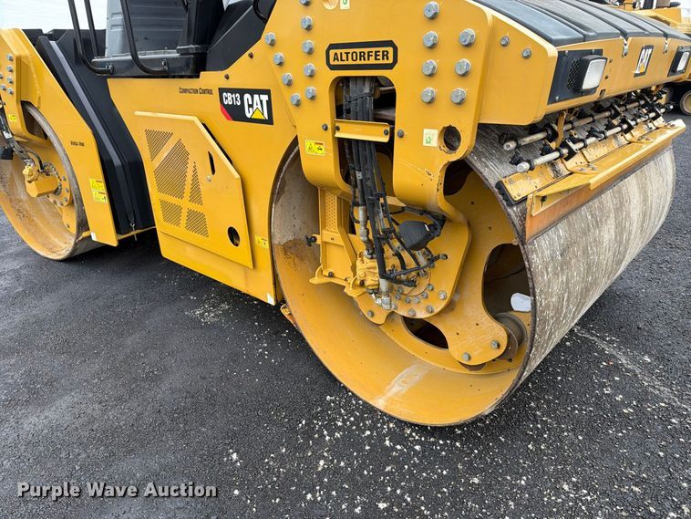 image for item FK4178 2021 Caterpillar CB13 double drum vibratory roller