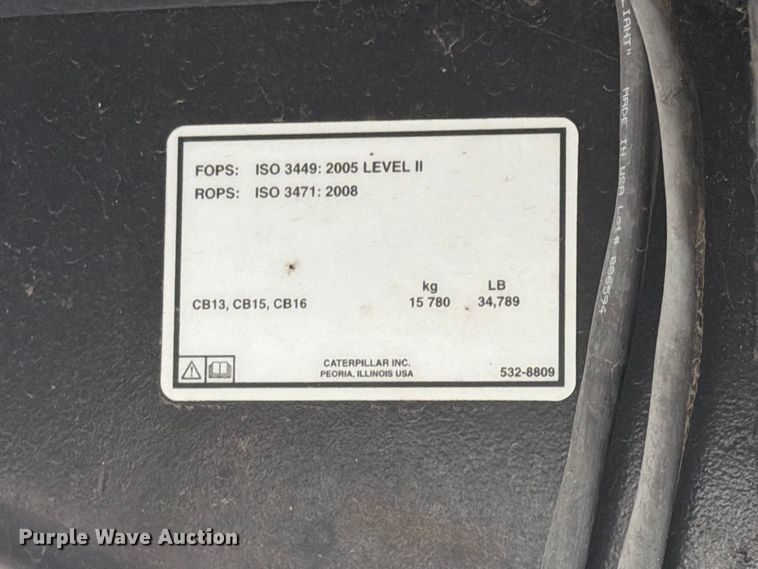 image for item FK4179 2021 Caterpillar CB13 double drum vibratory roller