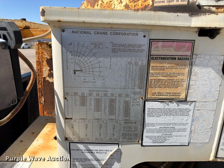image for item FK4633 1996 International Navistar F-2574 crane truck