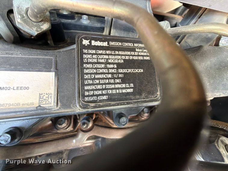 image for item FK5186 2022 Bobcat E88 mini excavator