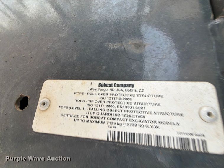 image for item FK5187 2023 Bobcat E35 mini excavator