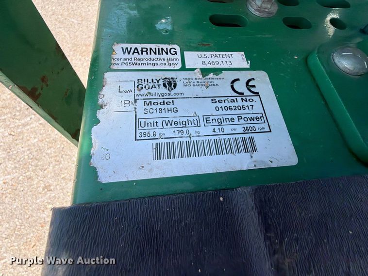 image for item FK5209 Billy Goat SC181HG sod cutter