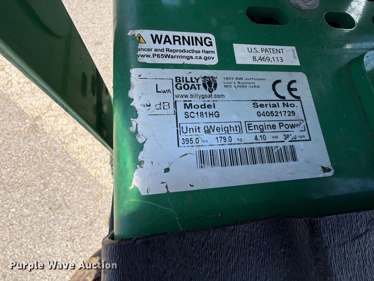 image for item FK5210 Billy Goat SC181HG sod cutter