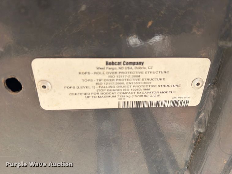 image for item FK5213 2024 Bobcat E32 mini excavator