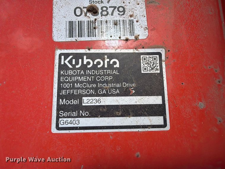 image for item FK5214 Kubota B26 backhoe
