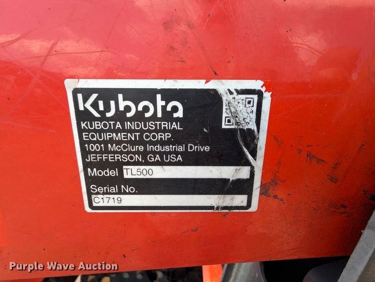 image for item FK5214 Kubota B26 backhoe
