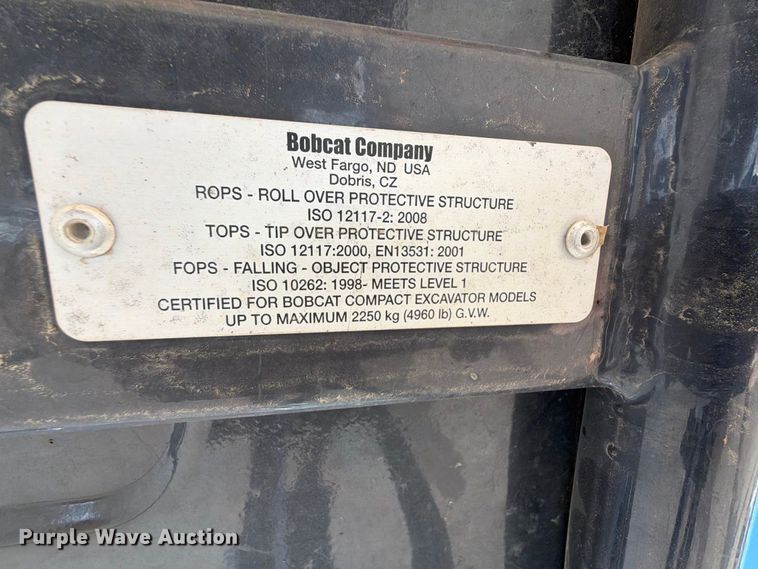 image for item FK5215 Bobcat E20 mini excavator