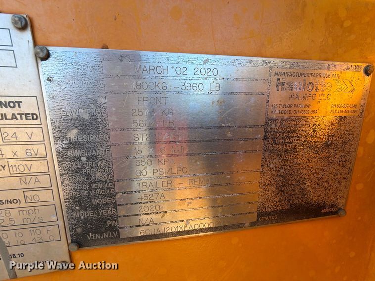 image for item FK5218 2020 Haulotte 4527A boom lift