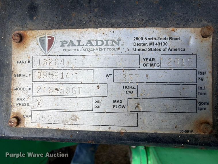 image for item FK5244 2015 Genie 216559GT telehandler
