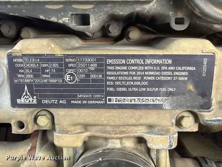 image for item FK5244 2015 Genie 216559GT telehandler