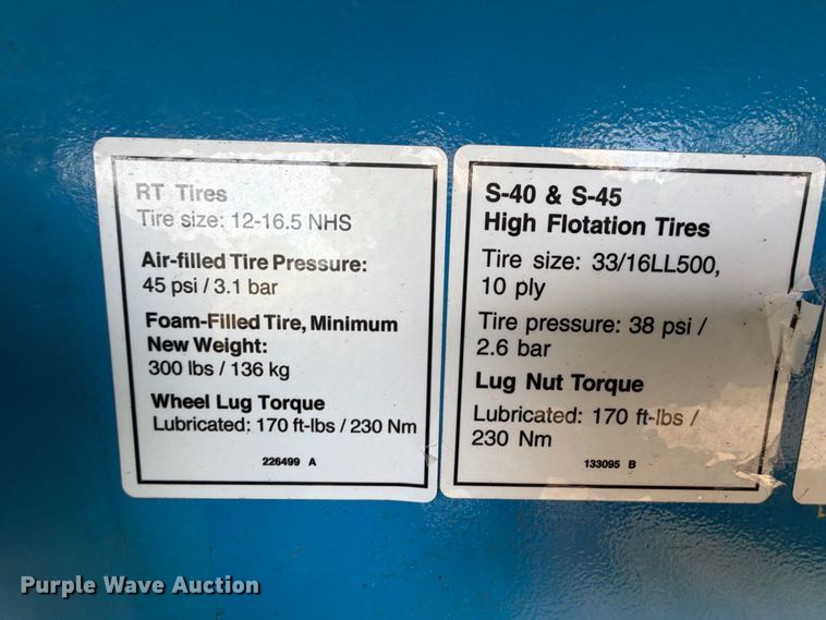 image for item FK5245 2011 Genie S-45 boom lift
