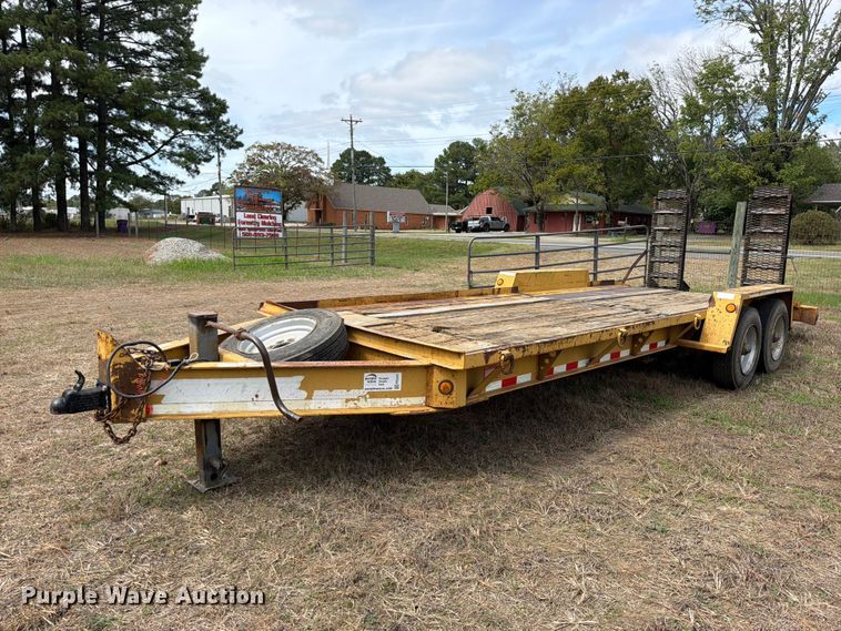 image for item FK5247 2017 Shop built 18' equipment trailer