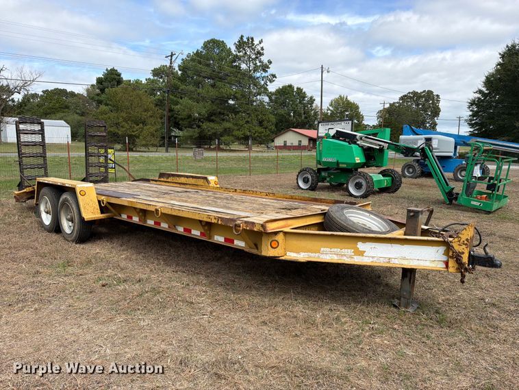 image for item FK5247 2017 Shop built 18' equipment trailer