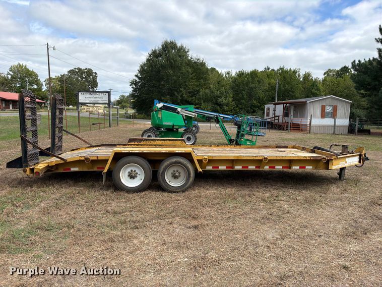 image for item FK5247 2017 Shop built 18' equipment trailer