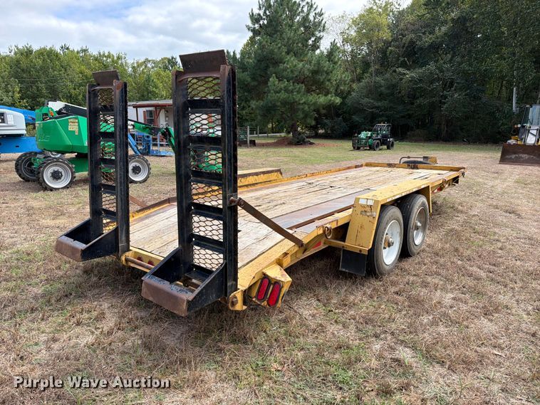 image for item FK5247 2017 Shop built 18' equipment trailer