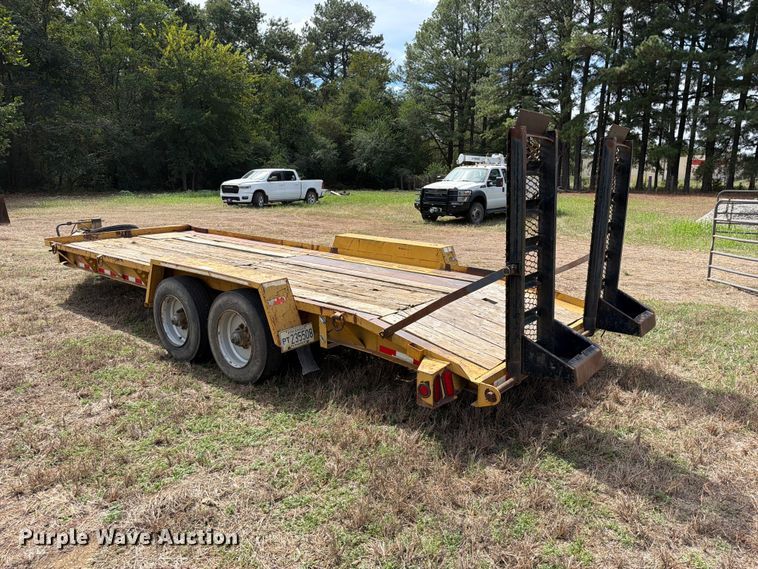 image for item FK5247 2017 Shop built 18' equipment trailer