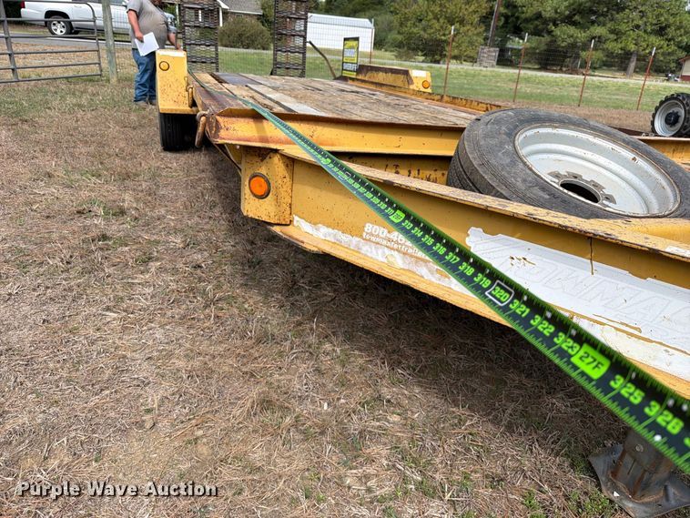 image for item FK5247 2017 Shop built 18' equipment trailer