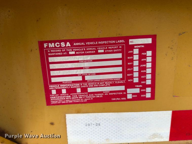 image for item FK5247 2017 Shop built 18' equipment trailer