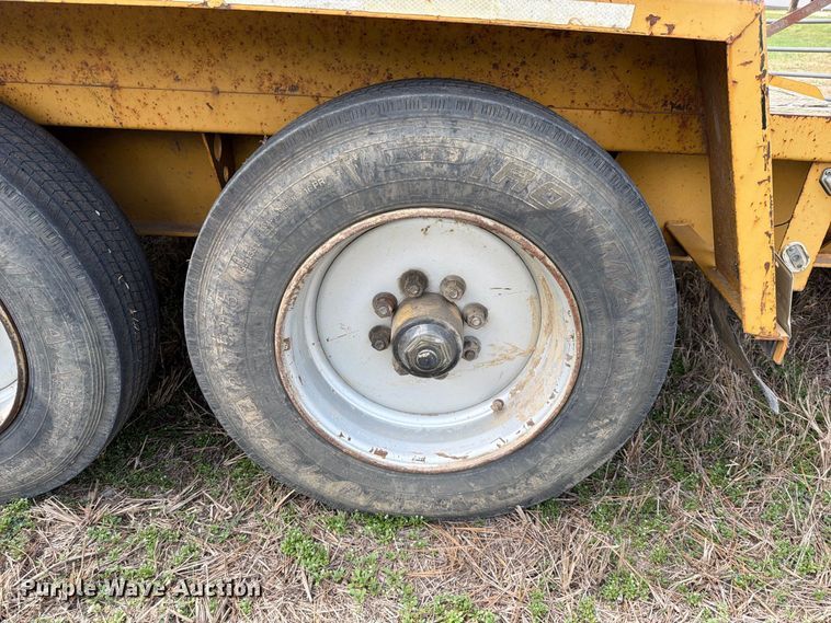 image for item FK5247 2017 Shop built 18' equipment trailer