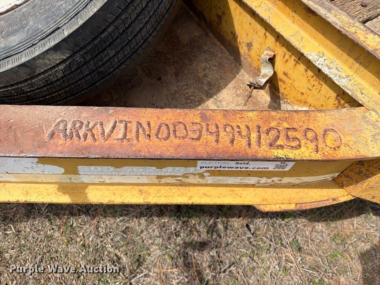 image for item FK5247 2017 Shop built 18' equipment trailer