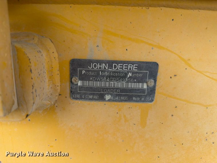 image for item FM7708 1995 John Deere 544G wheel loader