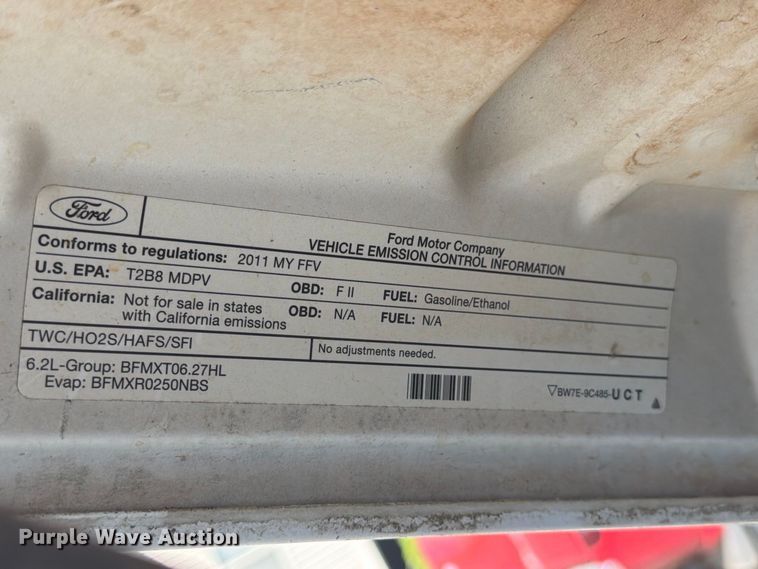 image for item FN2055 2011 Ford F250 Super Duty Crew Cab pickup truck