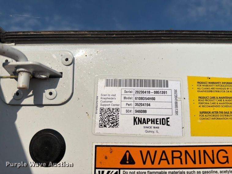 image for item FN5825 Knapheide 6108D54H60 utility truck bed