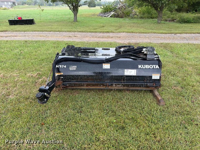 image for item FN5875 Kubota HB74 skid steer sweeper