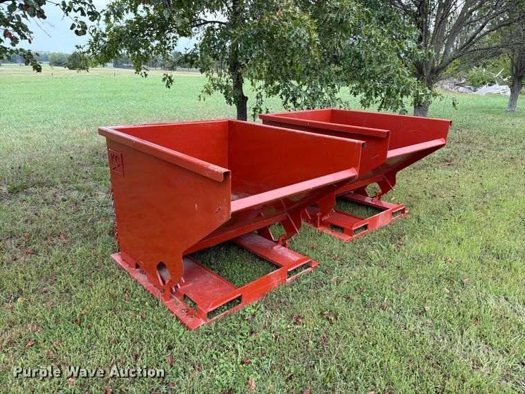 image for item FN5879 (2) KC dumping hoppers
