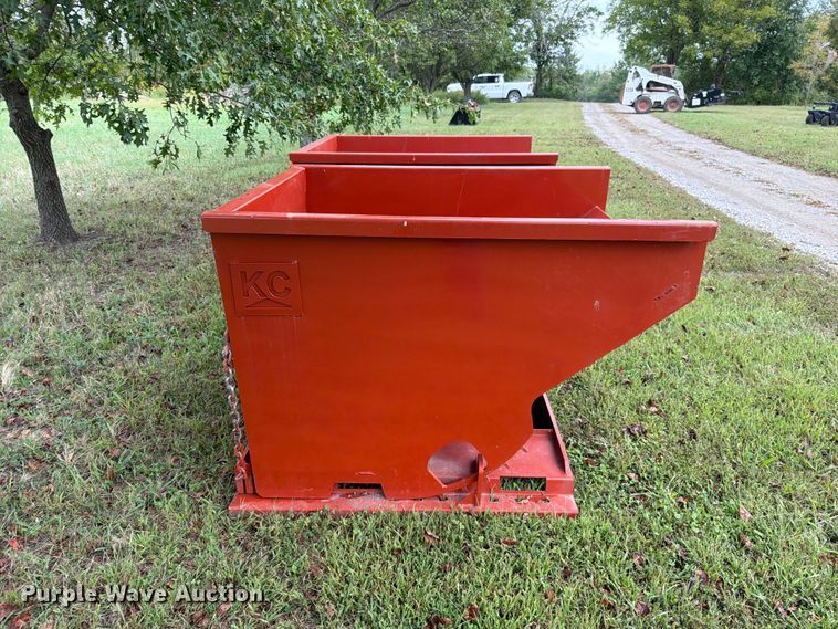 image for item FN5879 (2) KC dumping hoppers