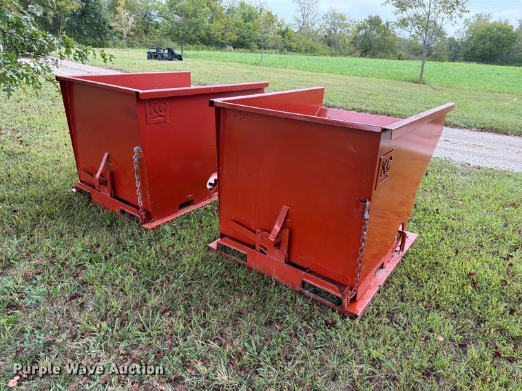 image for item FN5879 (2) KC dumping hoppers