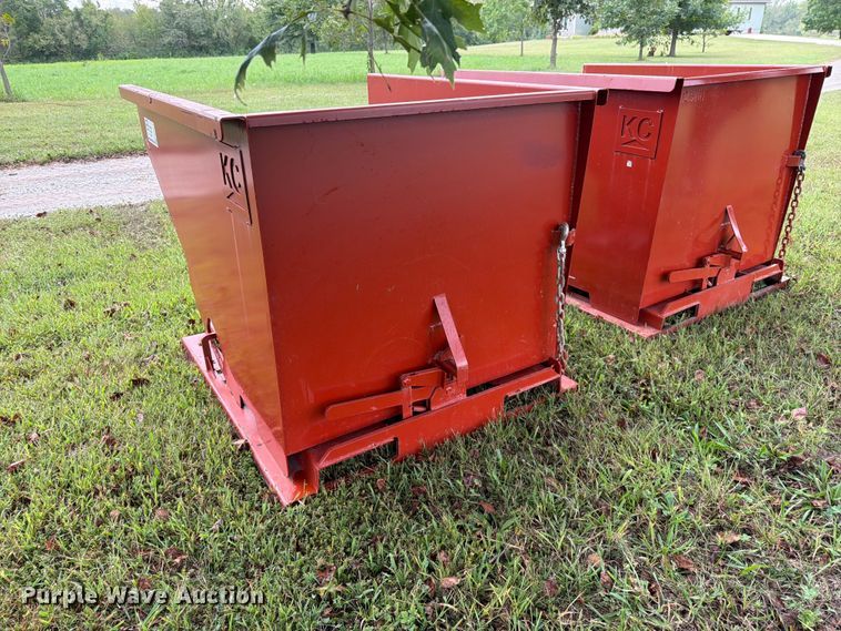 image for item FN5879 (2) KC dumping hoppers