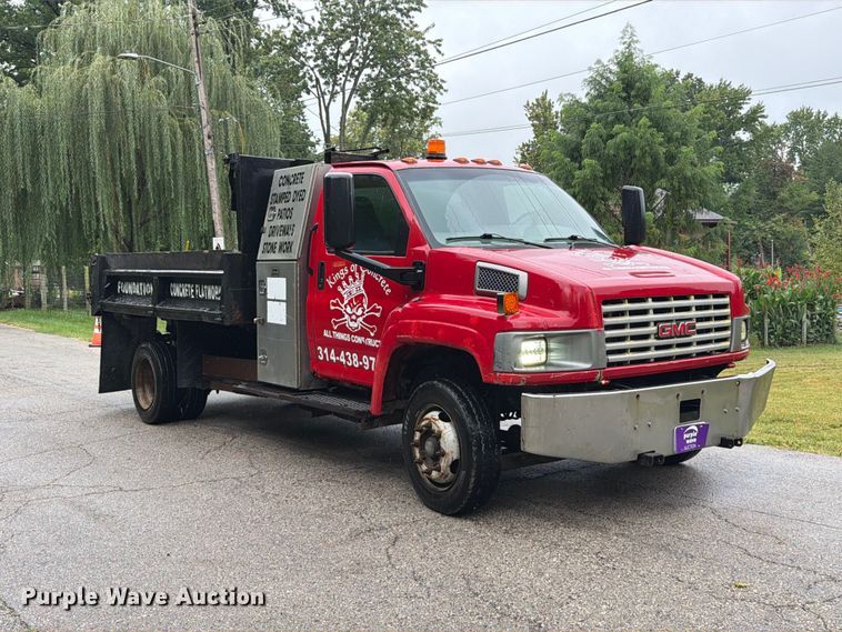 image for item FT6286 2006 GMC C5 dump flatbed truck
