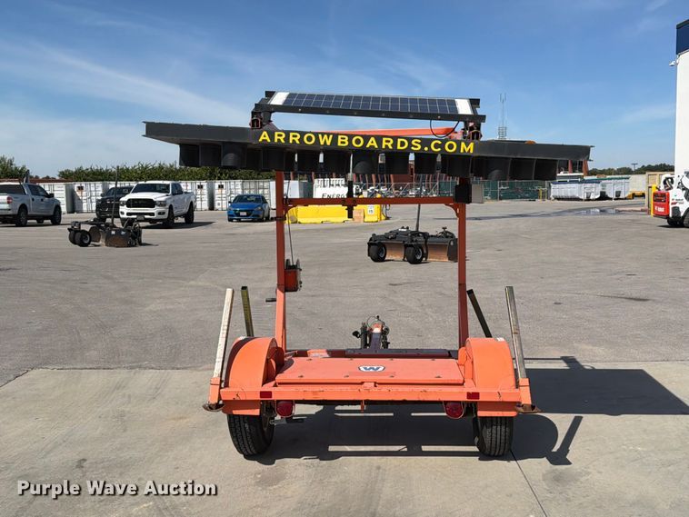 image for item FT6397 2014 Wanco WTSP arrow board trailer