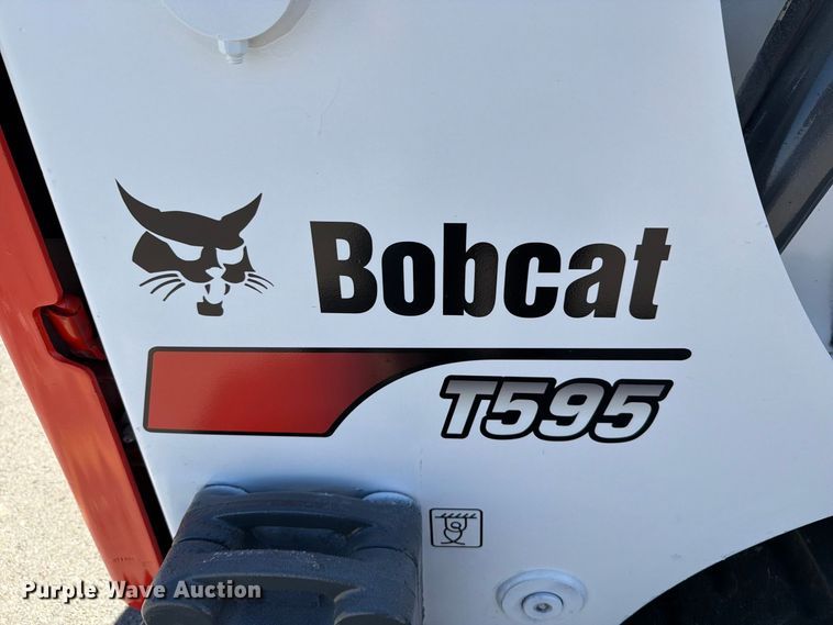 image for item FT6401 2017 Bobcat T595 tracked skid steer loader