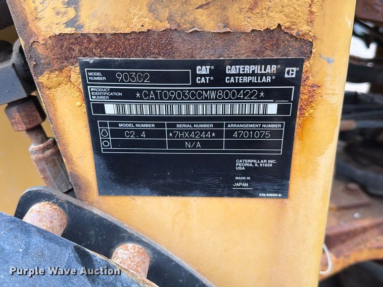 image for item FT6758 2018 Caterpillar 903C2 wheel loader