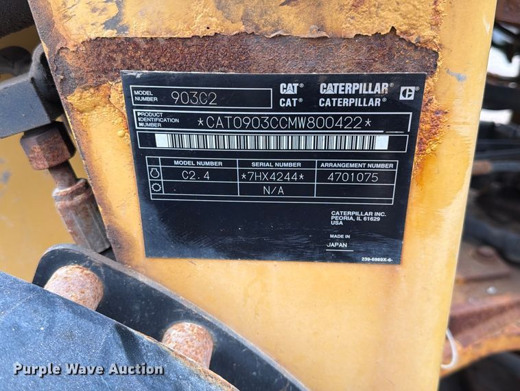image for item FT6758 2018 Caterpillar 903C2 wheel loader