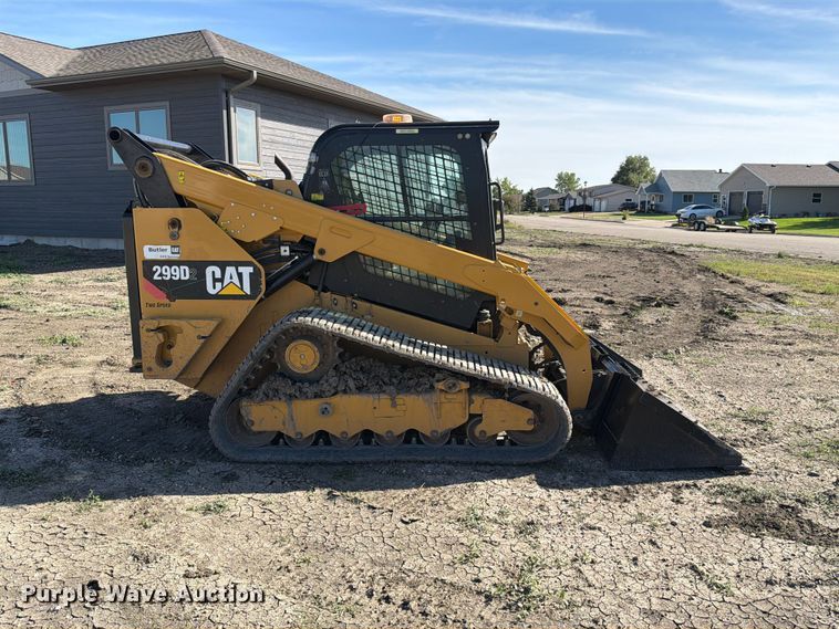 image for item FT6827 2018 Caterpillar 299D2 tracked skid steer loader