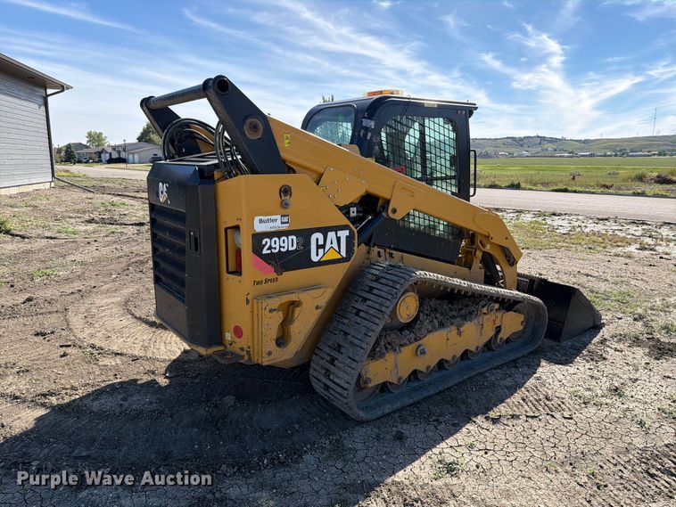 image for item FT6827 2018 Caterpillar 299D2 tracked skid steer loader