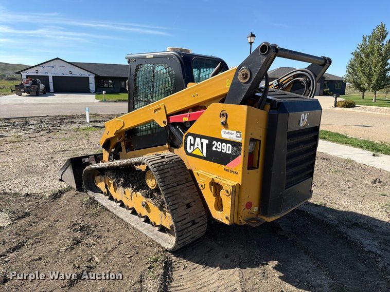 image for item FT6827 2018 Caterpillar 299D2 tracked skid steer loader