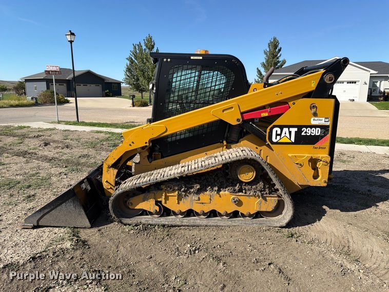 image for item FT6827 2018 Caterpillar 299D2 tracked skid steer loader