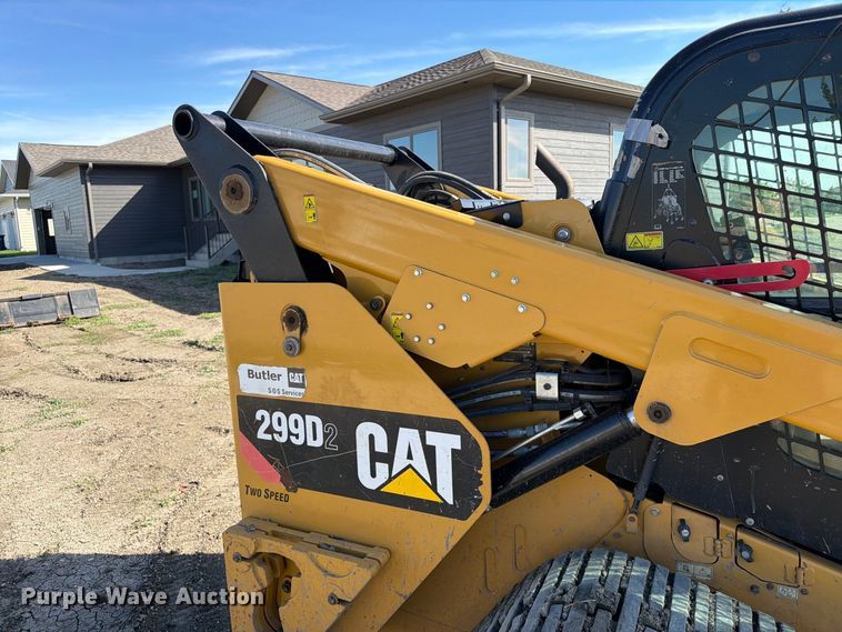 image for item FT6827 2018 Caterpillar 299D2 tracked skid steer loader
