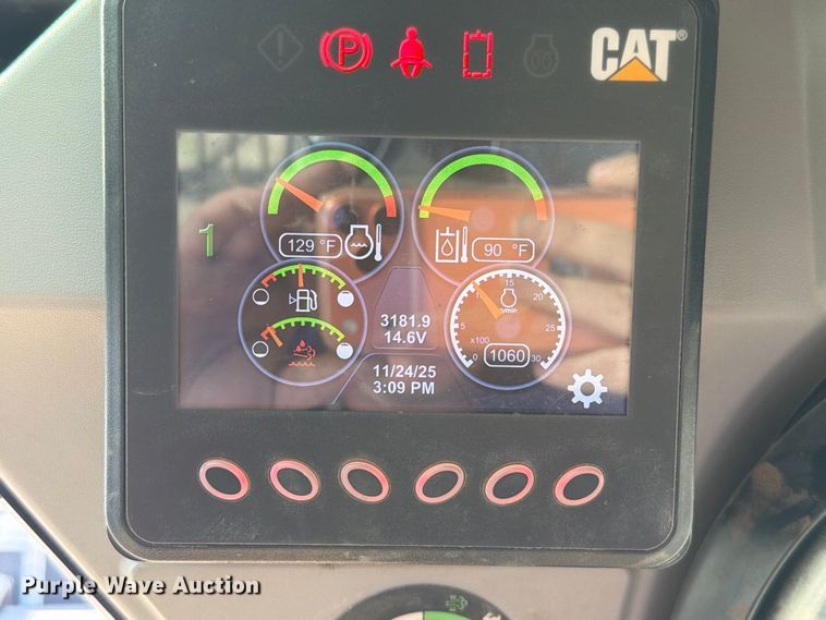 image for item FT6827 2018 Caterpillar 299D2 tracked skid steer loader