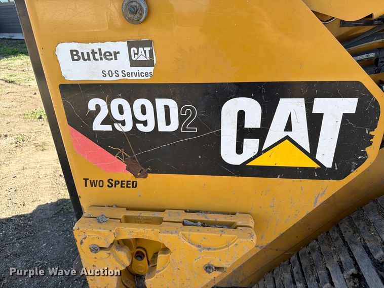image for item FT6827 2018 Caterpillar 299D2 tracked skid steer loader