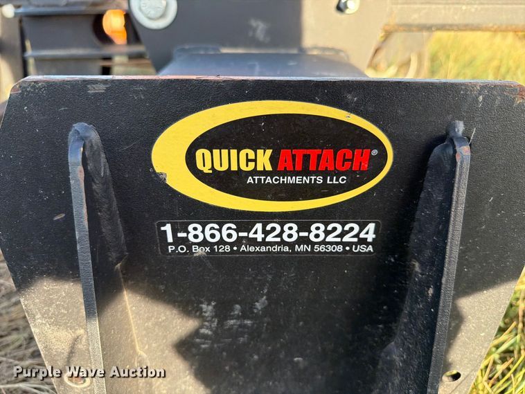 image for item FT6832 Quickattach skid steer power rake