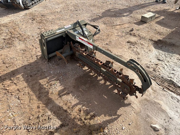 image for item FT6834 2020 Bobcat LT113 Trencher skid steer trencher