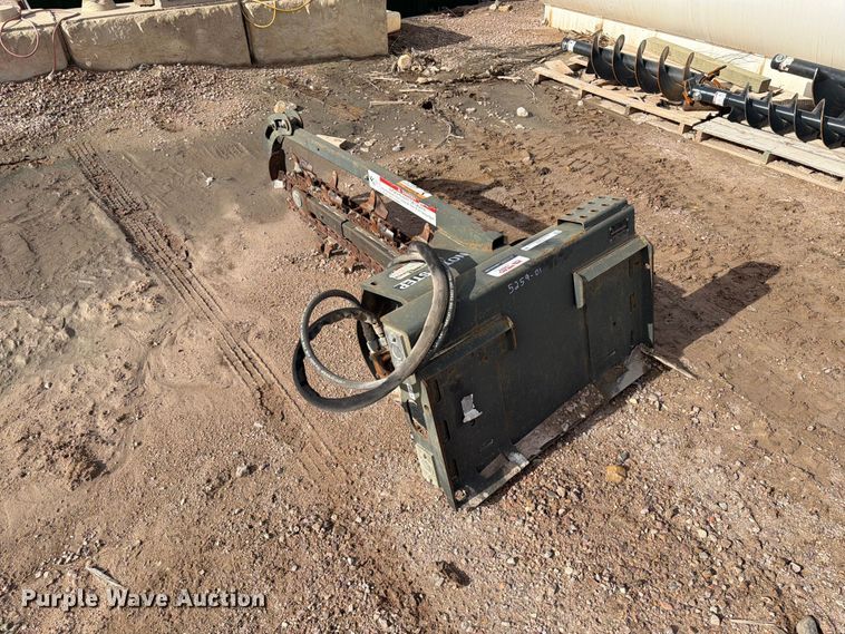 image for item FT6834 2020 Bobcat LT113 Trencher skid steer trencher