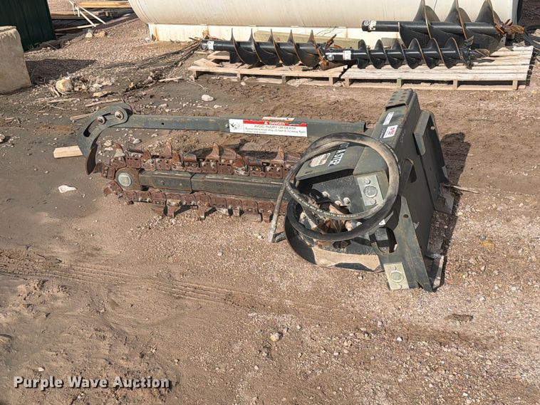 image for item FT6834 2020 Bobcat LT113 Trencher skid steer trencher